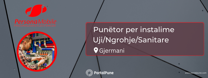 Punëtor per instalime Uji/Ngrohje/Sanitare